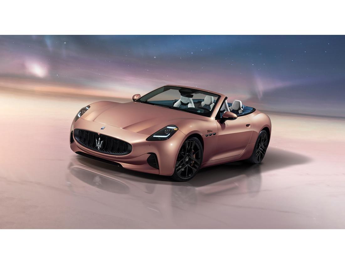 Maserati reveals a luxury electric convertible.